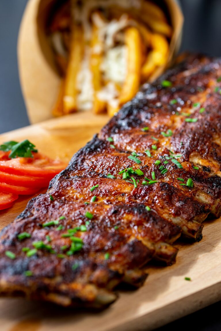 Apple Butter Glazed Ribs
