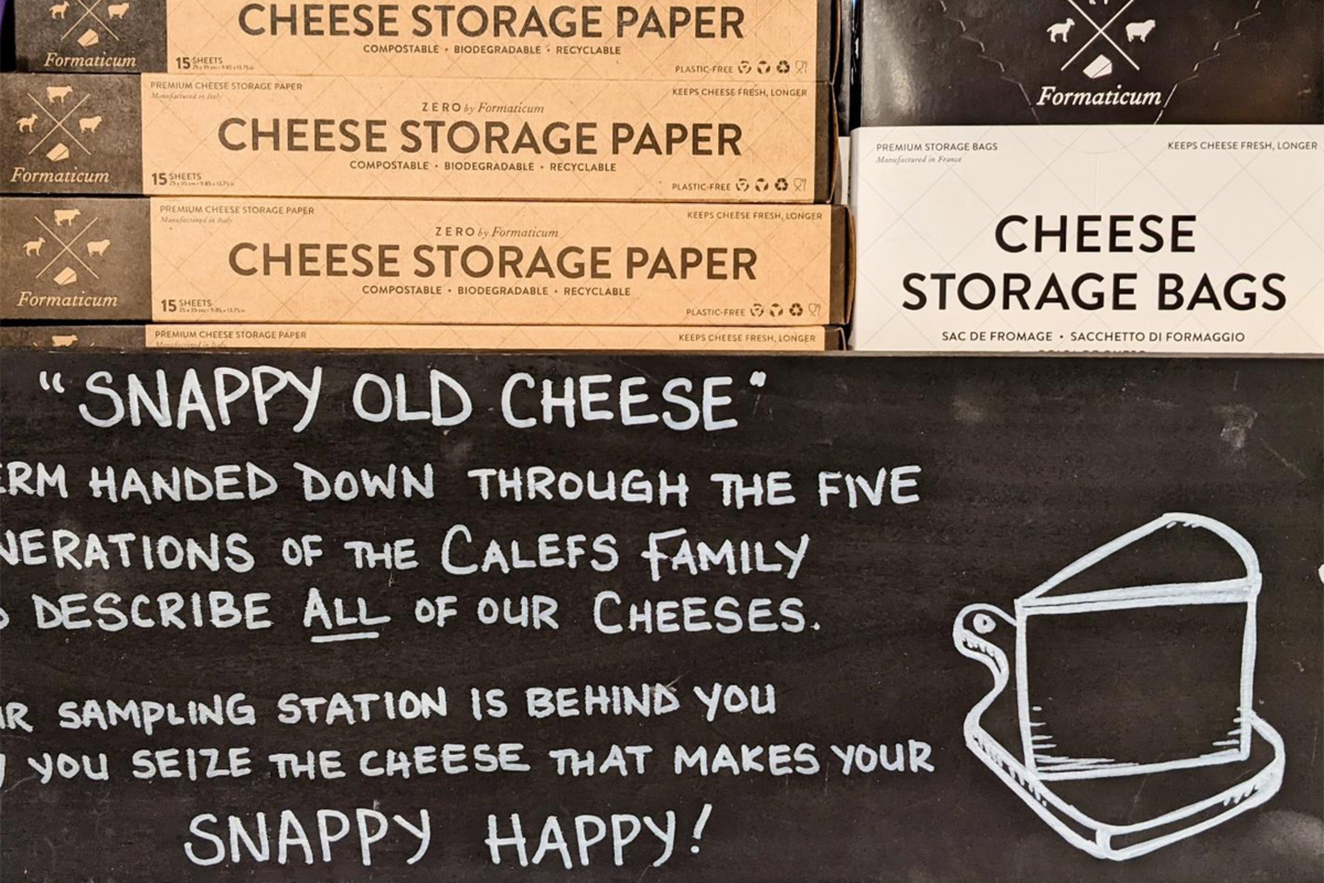 Calef's Cheese Storage Paper and Bags