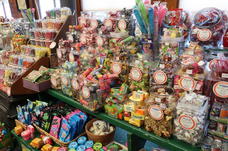 Calef's Candyland featuring nostalgic candy