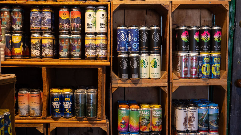 Calef's local craft beer selection