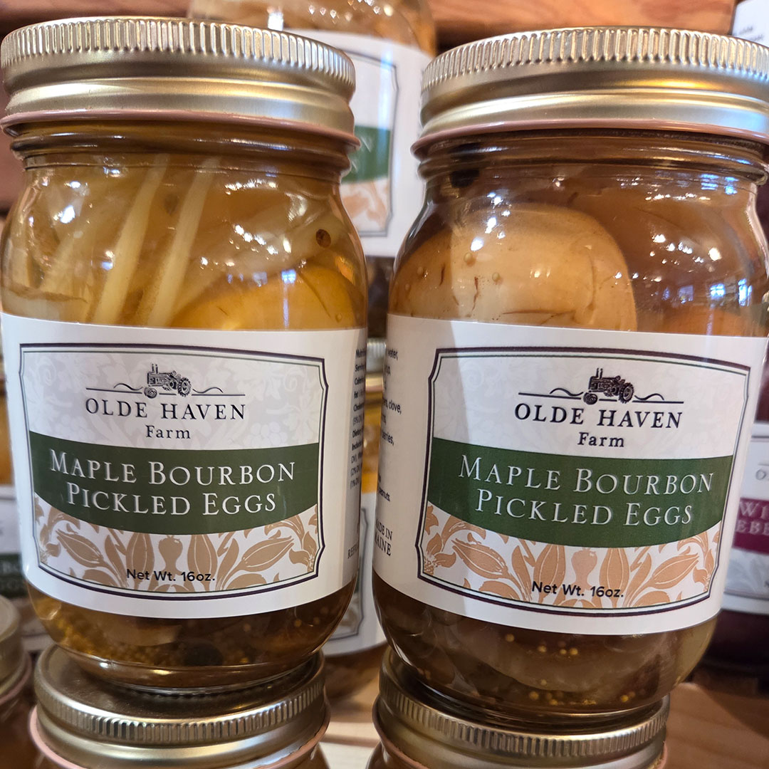Olde Haven Farm, Maple Bourbon Pickled Eggs
