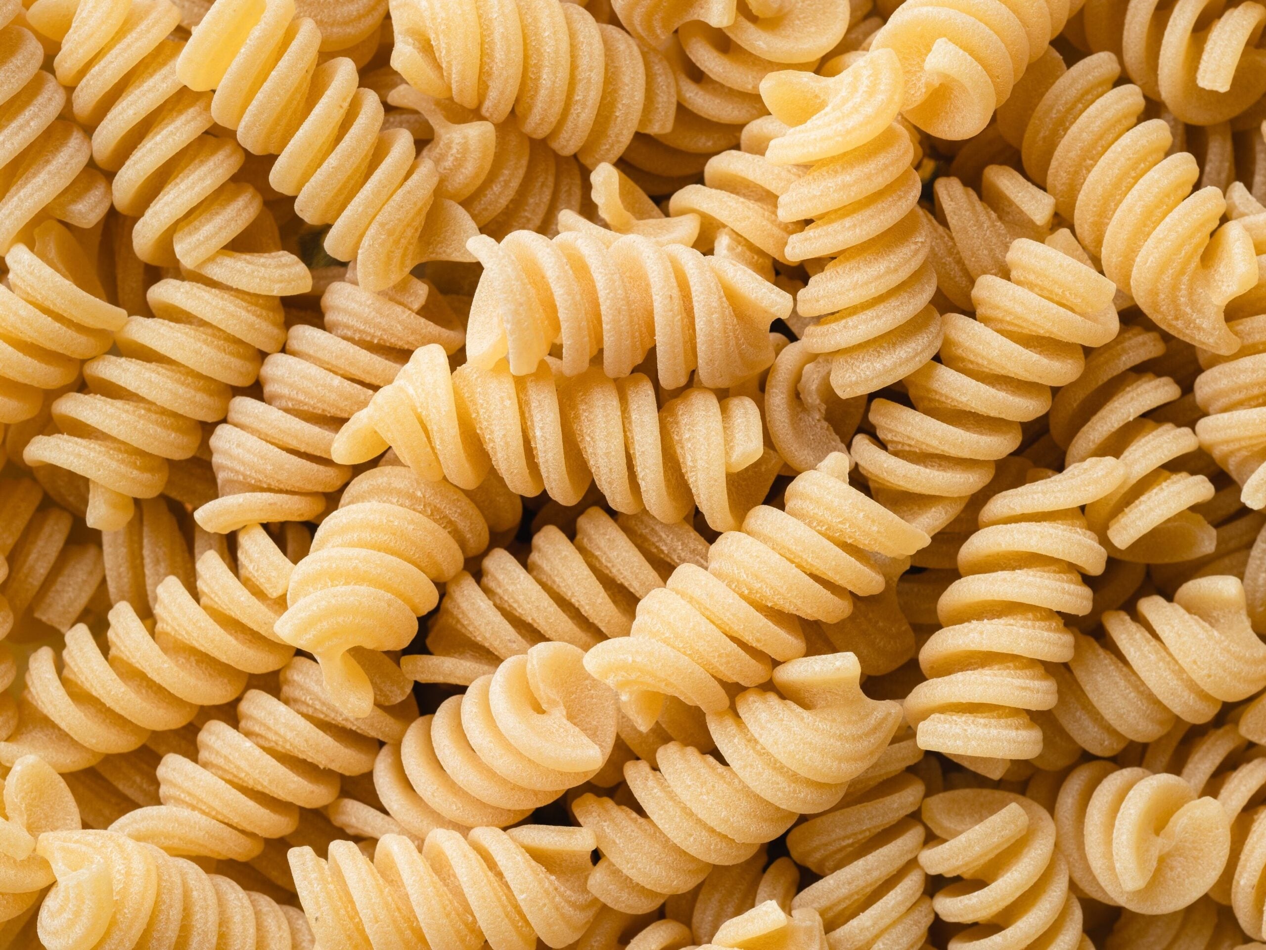 Fusilli pasta, available at Calef's